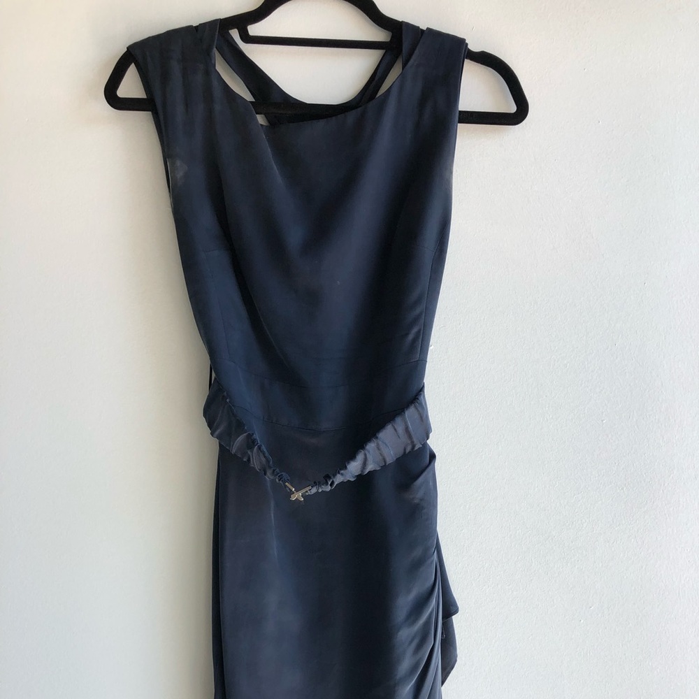 Karen Millen navy blue dress